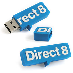 clé USB publicitaire SUR MESURE 2D 1